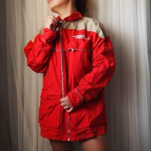 Red Utility Jacket